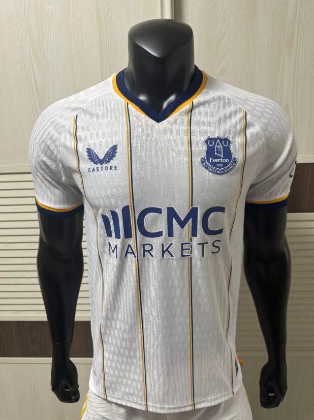 AAA Quality Everton 26/27 Away White Soccer Jersey(Player)